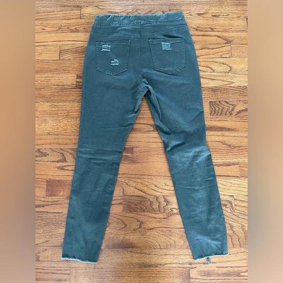 YMI Jeans High Rise Jogger Jeans Olive Green Style P961121 Women’s Size Small - Picture 4 of 5